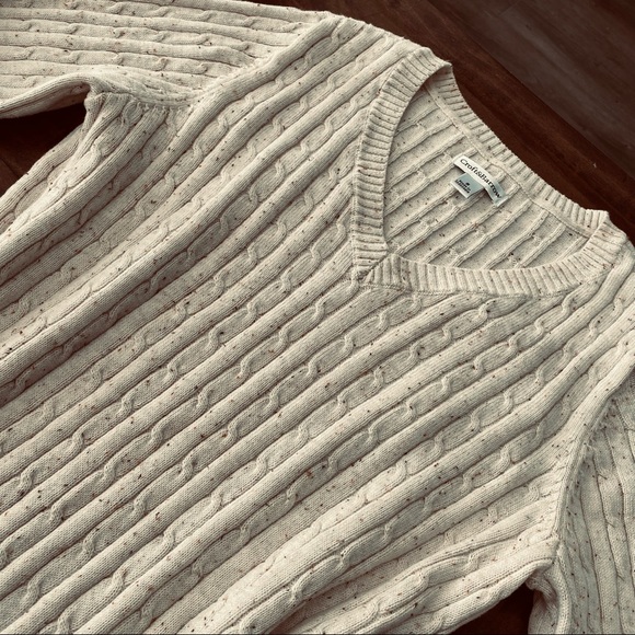 ❌RELISTED IN A BUNDLE LISTING❌ Like New 100% Cotton Sweater/Top Croft&Barrow S - Picture 2 of 10